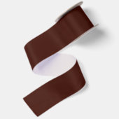Schwarze Bean, solide Farbe Satinband (Rückseite)