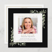 Schwarze Beerdigung - Gedenkordnung des Dienstprog (Vorne/Hinten)