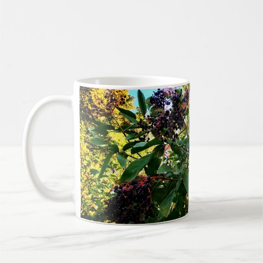 Schwarze Beeren Kaffeetasse (Links)