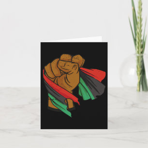 Schwarze Befreiungsflagge Juneteenth Pan African U Karte
