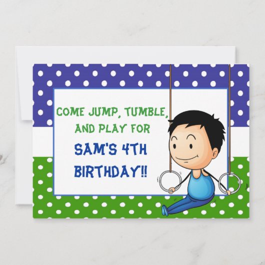 Schwarze behaarte einladung (Rückseite)