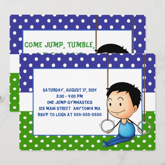 Schwarze behaarte einladung (Vorne/Hinten)