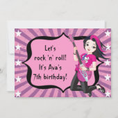 Schwarze behaarte einladung (Rückseite)