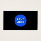 Schwarze benutzerdefinierte Hinzufügen Ihrer Logo- (Vorderseite)