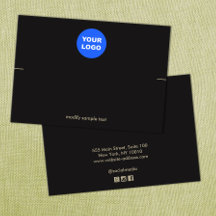 Schwarze benutzerdefinierte Logo-Anzeigetafel hinz