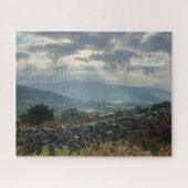 Schwarze Berge, Brecon Beacons, Wales Landschaft Puzzle (Horizontal)