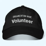 Schwarze bestickte Volunteer Hat Baseball Cap Bestickte Baseballkappe<br><div class="desc">Diese Alternative Bekleidung schwarzen Freiwilligen Hut leicht mit Ihrem eigenen Text personalisieren. Sie können es auch mit Ihrem Logo oder einem anderen Bild anpassen. Dieser Chino twill Cap Stil ist 100% Baumwolle. Der "Flexfit Wool Cap"-Stil bietet verschiedene Optionen, um die Stickerei an den Seiten und zurück hinzuzufügen. Einstellbarer Unisex-Stil für...</div>