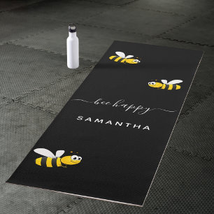 Schwarze Bienen glückliche Hummeln Sommerspass Spa Yogamatte