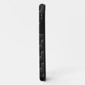 Schwarze Bienenwabe Case-Mate iPhone Hülle (Hinten/Links)