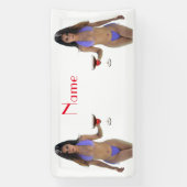 Schwarze Bikini Schönheit Thunder_Cove Banner (Vertikal)