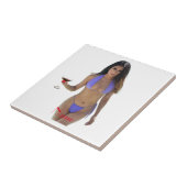 Schwarze Bikini Schönheit Thunder_Cove Fliese (Seite)