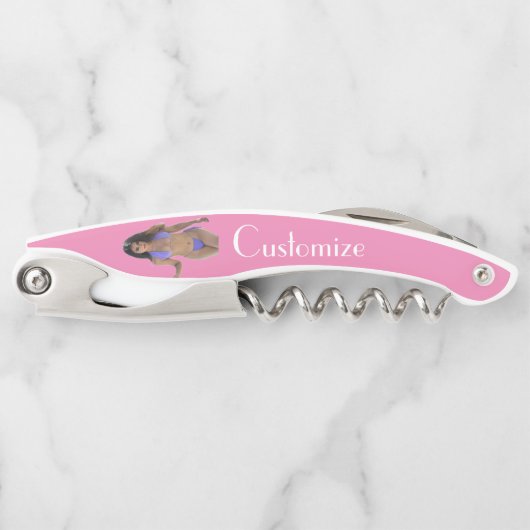 Schwarze Bikini Schönheit Thunder_Cove Kellnermesser (Vorderseite)