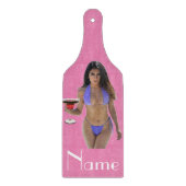 Schwarze Bikini Schönheit Thunder_Cove Schneidebrett (Vorderseite)