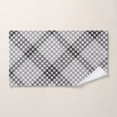 Schwarze bis graue Bälle oder Löcher, quadratisch  Badhandtuch Set (Handtuch)