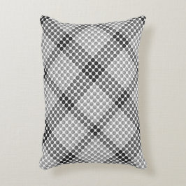 Schwarze bis graue Bälle oder Löcher, quadratisch  Dekokissen