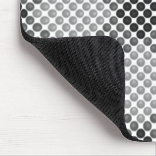Schwarze bis graue Bälle oder Löcher, quadratisch Mousepad