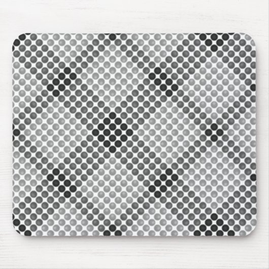 Schwarze bis graue Bälle oder Löcher, quadratisch Mousepad (Vorne)