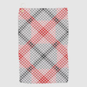 Schwarze bis rote Kugeln oder Löcher, die seltsame Golfhandtuch (Vorderseite)