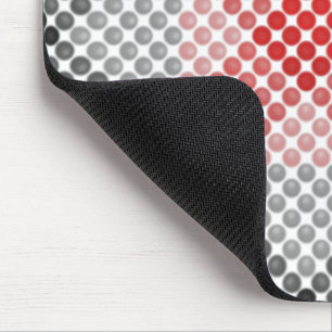 Schwarze bis rote Kugeln oder Löcher, die seltsame Mousepad