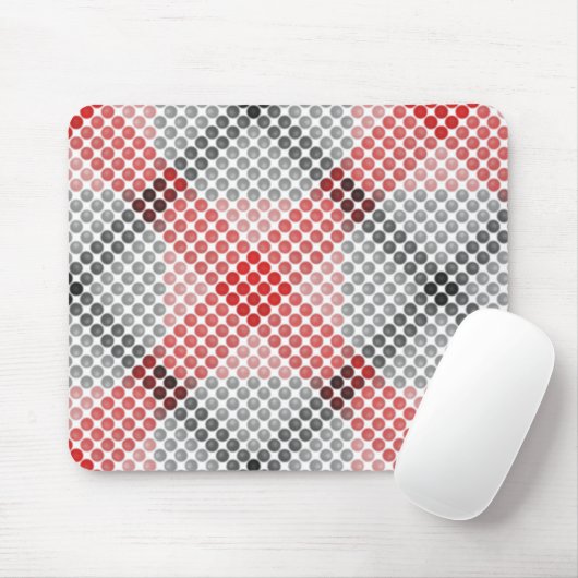 Schwarze bis rote Kugeln oder Löcher, die seltsame Mousepad (Mit Mouse)