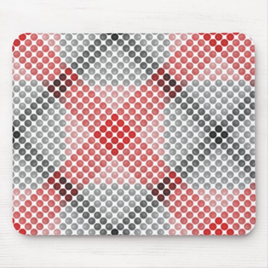 Schwarze bis rote Kugeln oder Löcher, die seltsame Mousepad (Vorne)
