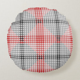 Schwarze bis rote Kugeln oder Löcher, die seltsame Rundes Kissen