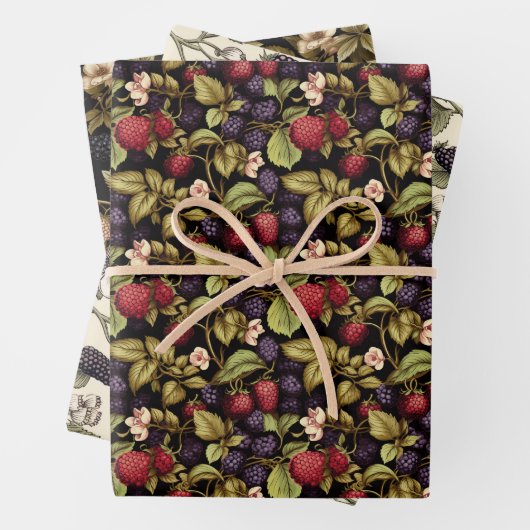 Schwarze BlackBerry Geschenkpapier Set (Beispiel)