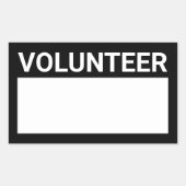 Schwarze Blankenlehre Rechteckaufkleber Rechteckiger Aufkleber (Vorderseite)