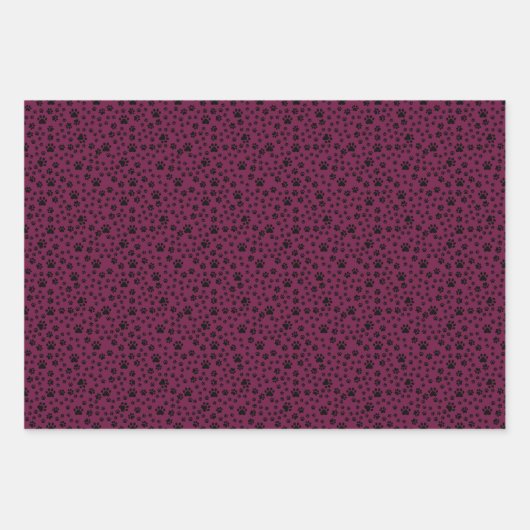 Schwarze Blätter auf Cranberry (Vorderseite 3)