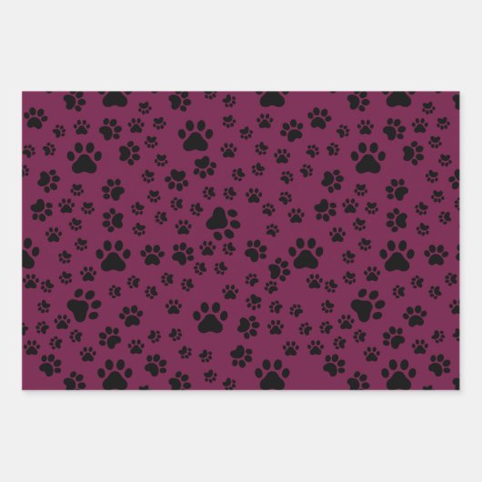 Schwarze Blätter auf Cranberry (Vorderseite 2)