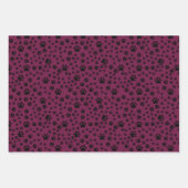 Schwarze Blätter auf Cranberry (Vorderseite)