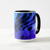Schwarze blaue Tasse (VorderseiteRechts)