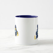 Schwarze Blitzhelden Graphic Tasse (Zentrum)