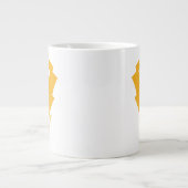 Schwarze Blitzstifte Grafik Jumbo-Tasse (Vorderseite)