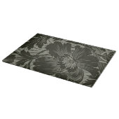 Schwarze Blume Art Cutting Board Schneidebrett (Ecke)