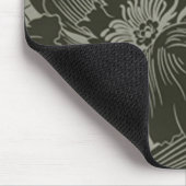 Schwarze Blume Art Mouse Pad Mousepad (Ecke)
