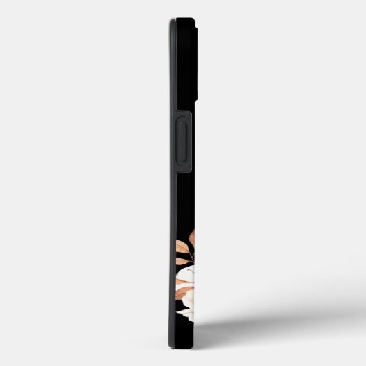 Schwarze Blume Case-Mate iPhone Hülle (Rückseite / Rechts)