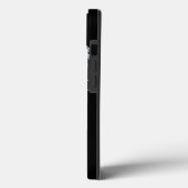 Schwarze Blume Case-Mate iPhone Hülle (Rückseite / Links)