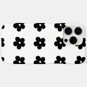 Schwarze Blume Case-Mate iPhone Hülle (Rückseite (Horizontal))