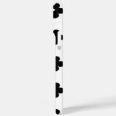 Schwarze Blume Case-Mate iPhone Hülle (Rückseite / Links)