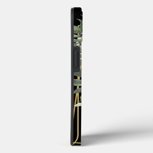 Schwarze Blume Case-Mate iPhone Hülle (Rückseite / Rechts)