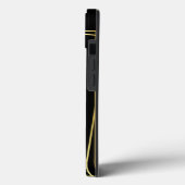 Schwarze Blume Case-Mate iPhone Hülle (Rückseite / Links)