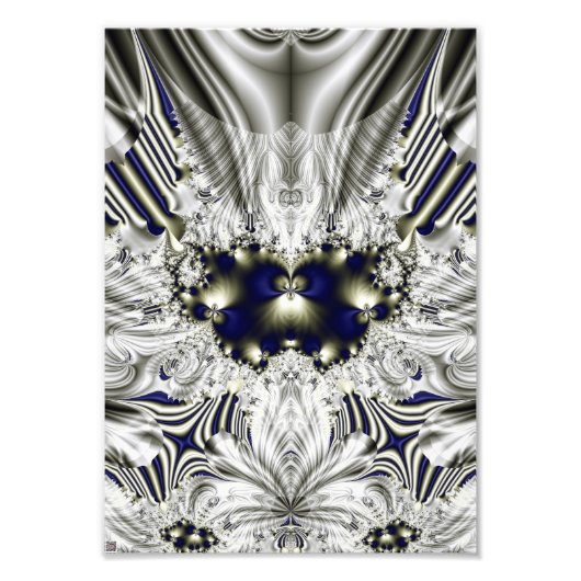 Schwarze Blume Fotodruck (Vorne)