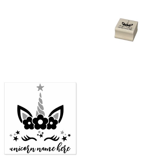 Schwarze Blume Gummistempel (Stempel)