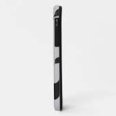 schwarze Blume in den Schneeflocken Case-Mate iPhone Hülle (Hinten/Links)