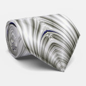 Schwarze Blume Krawatte (Gerollt)