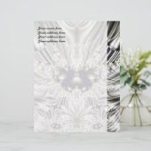 Schwarze Blume Letterhead Briefkopf (Stehend Vorderseite)