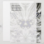 Schwarze Blume Letterhead Briefkopf (Vorne/Hinten)