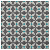 Schwarze Blume mit aquamarinem Stoff (Muster)