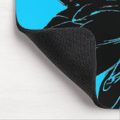 Schwarze Blume Mousepad (Ecke)